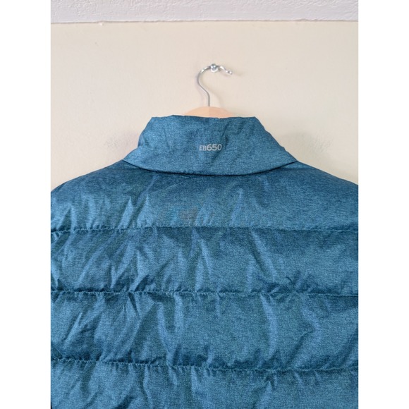 Eddie Bauer Women's Down Vest EB650 Teal Blue Puffer Hiking Outdoor Travel Sz L - Picture 6 of 9